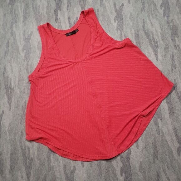 Prana Top Womens Small Red Sleeveless‎ Tank Top - Picture 2 of 6